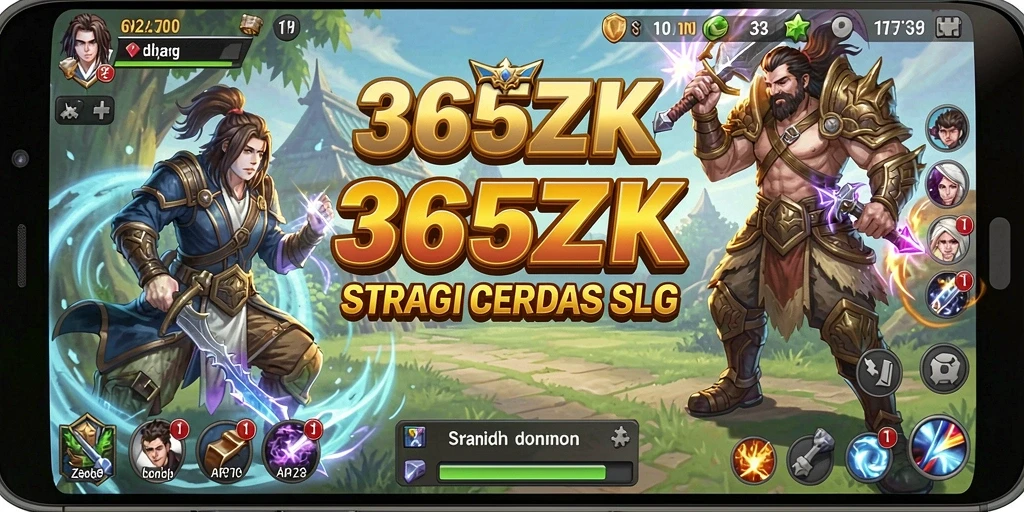 Tangkapan layar gameplay 365ZK dengan strategi SLG yang mendebarkan.
