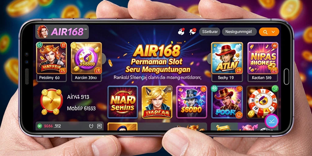 Screenshot AIR168 menampilkan tampilan slot yang menarik dan gameplay yang mengasyikkan.