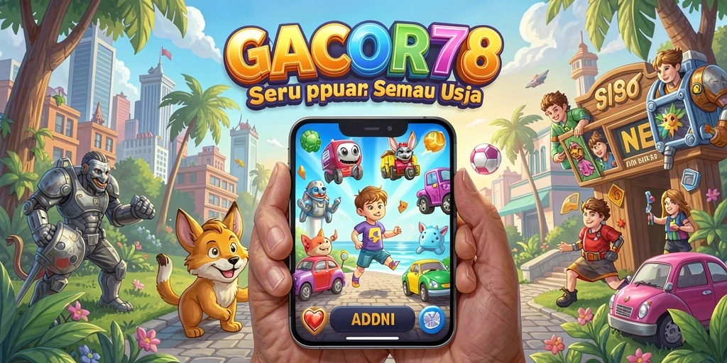 Tampilan gameplay <strong>GACOR78</strong> yang seru dan penuh tantangan.