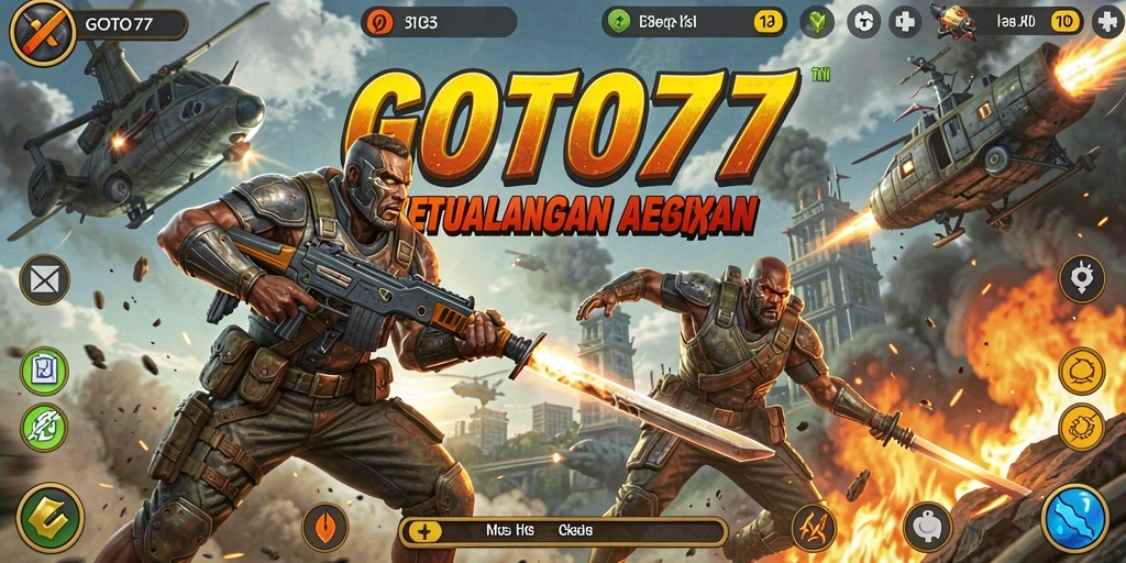 Tampilan gameplay seru dan mendebarkan dari GOTO77.