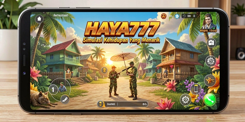Tampilan gameplay HAYA777 yang menarik dan penuh warna.