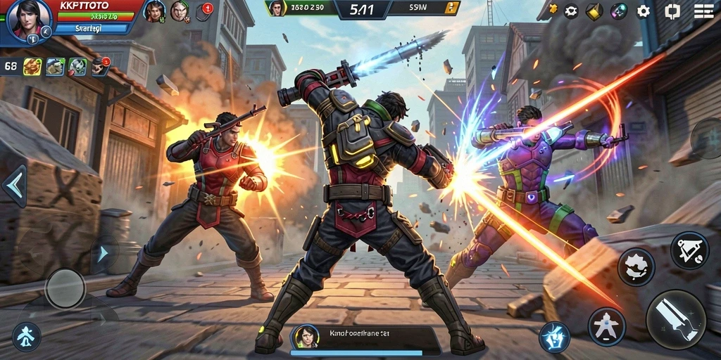 Gameplay mendebarkan di KPKTOTO dengan aksi pertarungan yang intens.