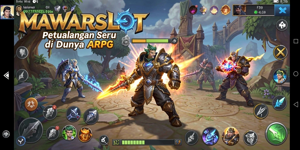 Tampilan pertarungan seru di <strong>MAWARSLOT</strong> dengan efek visual menakjubkan.