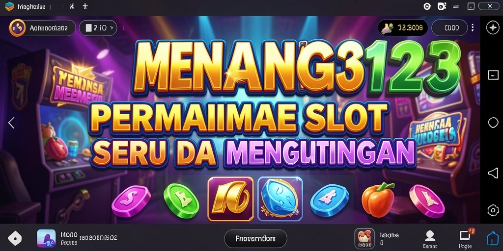 Tampilan menarik dari gameplay Slot MENANG123 yang seru.