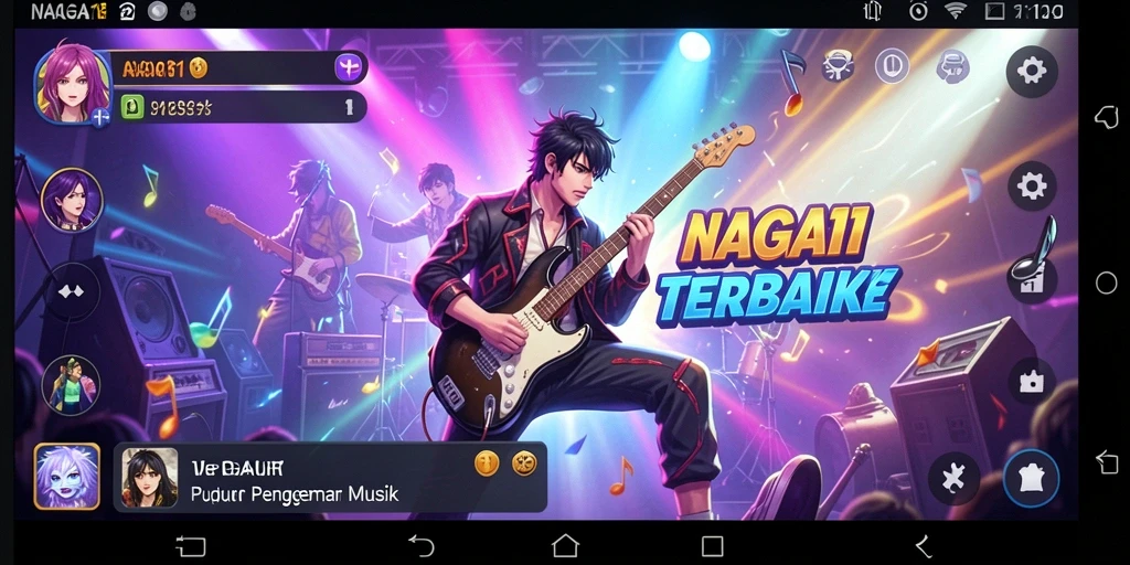 Tampilan screenshot NAGA11 menampilkan keseruan gameplay Music yang menarik.