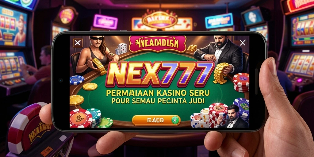 Tampilan menarik dari permainan kasino di NEX777.