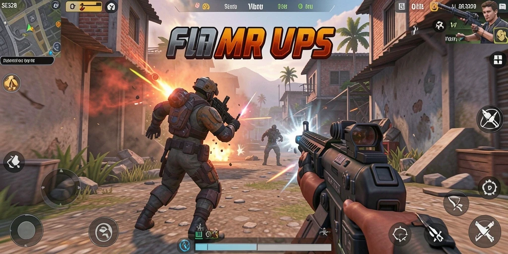 Screenshot utama SE328 menampilkan pertarungan seru dalam gaya TPS.