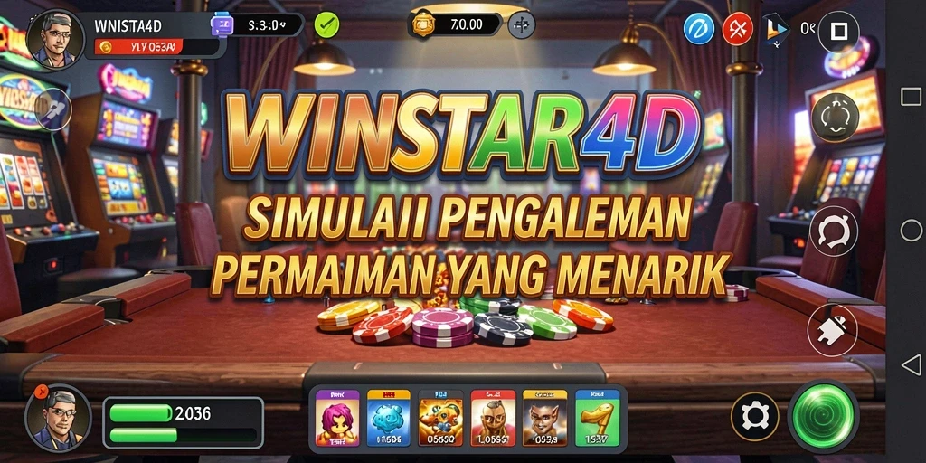 Screenshot utama WINSTAR4D yang menunjukkan gameplay simulasi yang menarik.