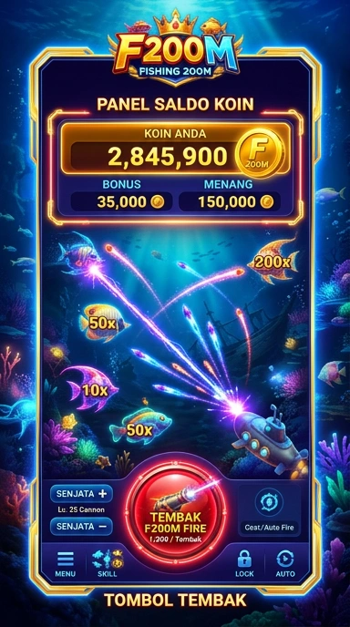 Fitur pencarian yang memudahkan di aplikasi f200m untuk menemukan aplikasi.